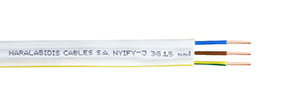Καλώδιο Δύσκαμπτο NYIFY-J (ΠΛΑΚΕ) 3G1,5mm²